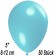 Luftballons 12 cm, Hellblau, 50 Stück