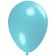 Rundballons, Latexballons in Hellblau, 12 cm