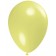 Rundballons, Latexballons in Pastellgelb, 12 cm