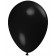 Rundballons, Latexballons in Schwarz, 12 cm