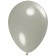Rundballons, Latexballons in Silbergrau, 12 cm