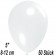 Luftballons 12 cm, Transparent, 50 Stück