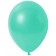 Rundballons, Latexballons Metallic in Aquamarin, 12 cm