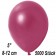 Kleine Metallic Luftballons, 8-12 cm, Bordeaux, 5000 Stück