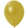 Rundballons, Latexballons Metallic in Champagnergold, 12 cm