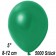Kleine Metallic Luftballons, 8-12 cm, Dunkelgrün, 5000 Stück