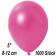 Kleine Metallic Luftballons, 8-12 cm, Fuchsia, 1000 Stück