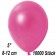 Kleine Metallic Luftballons, 8-12 cm, Fuchsia, 10000 Stück