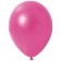 Rundballons, Latexballons Metallic in Fuchsia, 12 cm