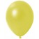 Rundballons, Latexballons Metallic in Gelb, 12 cm