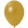 Rundballons, Latexballons Metallic in Gold, 12 cm