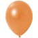 Rundballons, Latexballons Metallic in Orange, 12 cm