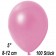 Kleine Metallic Luftballons, 8-12 cm, Rosa, 100 Stück