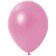 Rundballons, Latexballons Metallic in Rosa, 12 cm