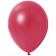 Rundballons, Latexballons Metallic in Rot, 12 cm