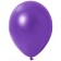 Rundballons, Latexballons Metallic in Violett, 12 cm