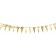 Kleine Wimpelkette in Gold