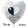 Mr and Mrs Ballon aus Folie, 70 cm