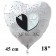 Mr and Mrs Ballon aus Folie, 45 cm