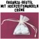 Hochzeitsmandeln Organza-Beutel Creme