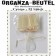 Organza-Beutel Creme für Hochzeitsmandeln