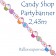 Candy Bar Partybanner zum Geburtstag