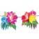 Mottoparty Haiwaii Party Girlande, tropical Flowers
