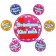 Button-Set zu Junggesellinnenabschied und Hen Night, Hen Party