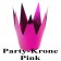 Partykrone Pink, Verkleidung zu Hen Night, Hen Party und Junggesellinnenabschied