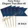 Party-Picker Elegant True Blue 40, Dekoration zum 40. Geburtstag