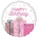 Geburtstags-Luftballon, Pastel Birthday mit Helium