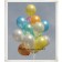 Perlmutt-Luftballons, Traube mit Helium, Farben