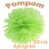 Pompom Apfelgrün, 25 cm