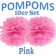 Pompoms Pink, 10 Stück