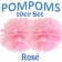 Pompoms Rosé, 10 Stück