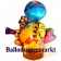Winnie Puuh, Tigger und Ferkel im Fesselballon Luftballon aus Folie inklusive Helium
