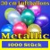 Luftballons in Metallicfarben, 30 cm, 1000 Stück