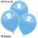 Premium Metallic Luftballons, Babyblau, 30-33 cm, 10 Stück