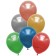 Luftballons aus Latex mit Metallicglanz in bunt gemischten Farben