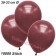 Premium Metallic Luftballons, Burgund-Maroon, 30-33 cm, 10000 Stück