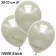 Premium Metallic Luftballons, Elfenbein, 30-33 cm, 10000 Stück