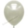 Luftballons aus Latex mit Metallicglanz in Elfenbein
