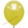 Luftballons aus Latex mit Metallicglanz in Gelb