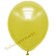 Luftballons aus Latex mit Metallicglanz in Gelb