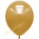 Luftballons aus Latex mit Metallicglanz in Gold
