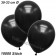 Premium Metallic Luftballons, Schwarz, 30-33 cm, 10000 Stück