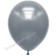Luftballons aus Latex mit Metallicglanz in Silber