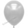 Luftballons aus Latex mit Metallicglanz in Weiß