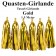 Quasten Girlande Gold, Festdekoration und Partydekoration