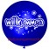 Riesen-Luftballon Willkommen, blau, 75 cm, Willkommen auf dem riesigen Ballon